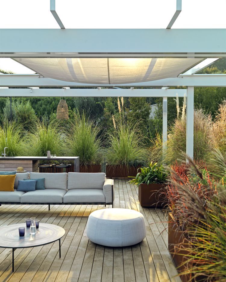modern garden ideas outdoor terrace