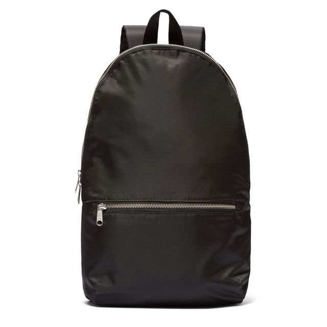 everlane packable black backpack