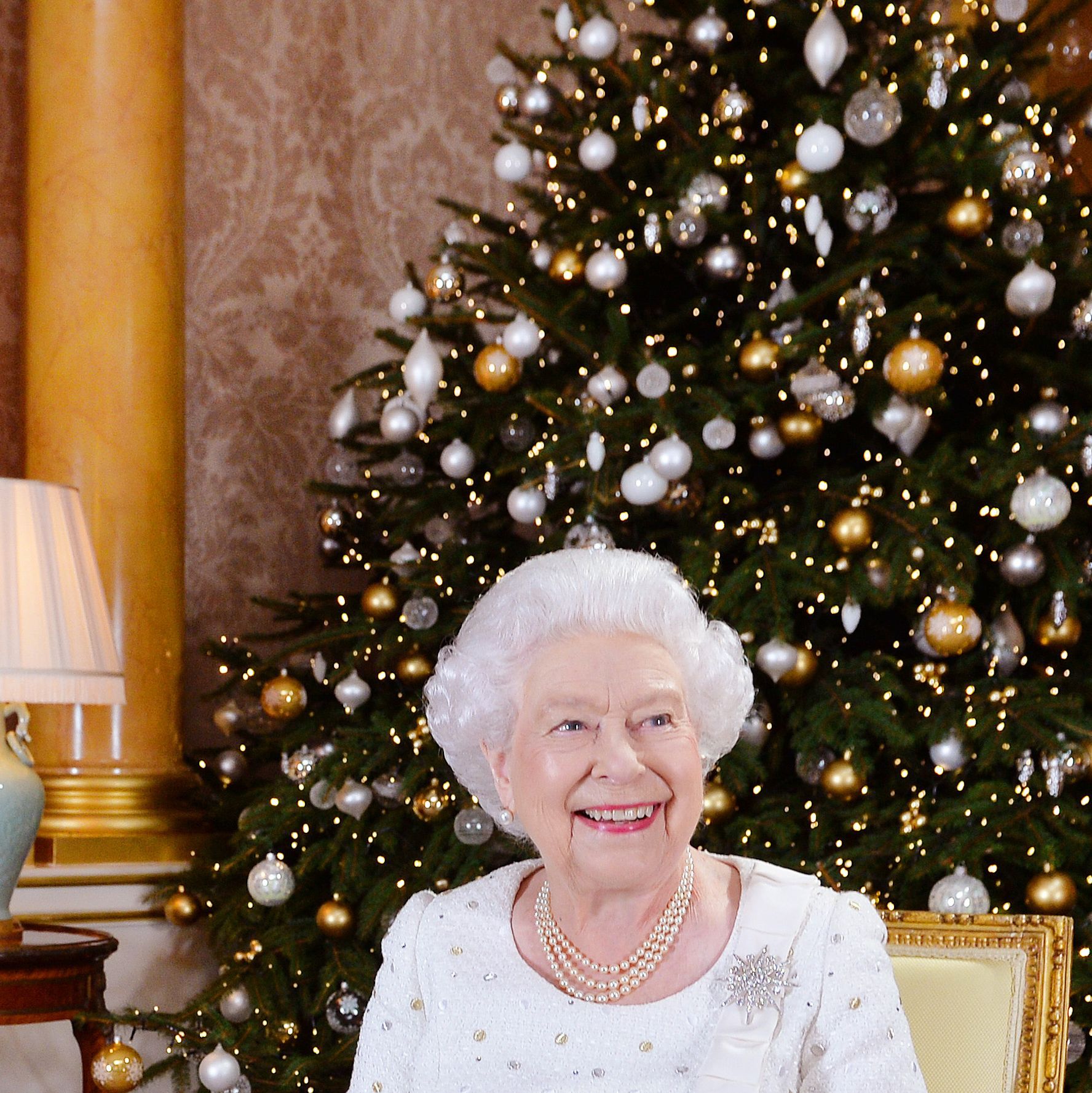 The Queen\'s Christmas trees and decorations are extra festive