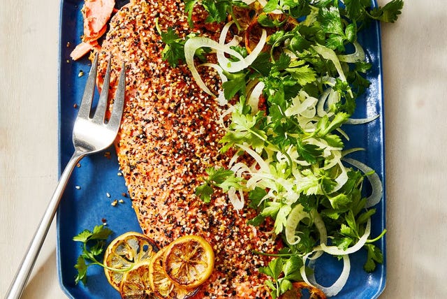 Everything Bagel Crusted Salmon everything bagel crusted salmon