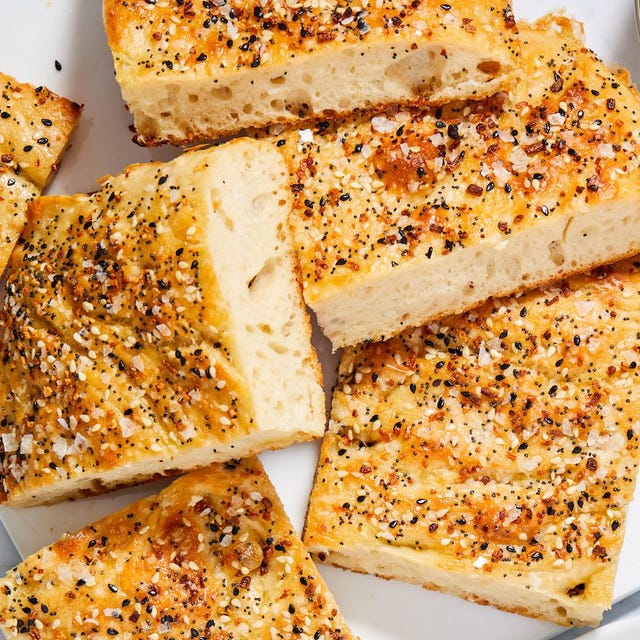 everything bagel focaccia