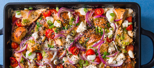preview for This Bagel Casserole Is The Definition Of Brunch Goals