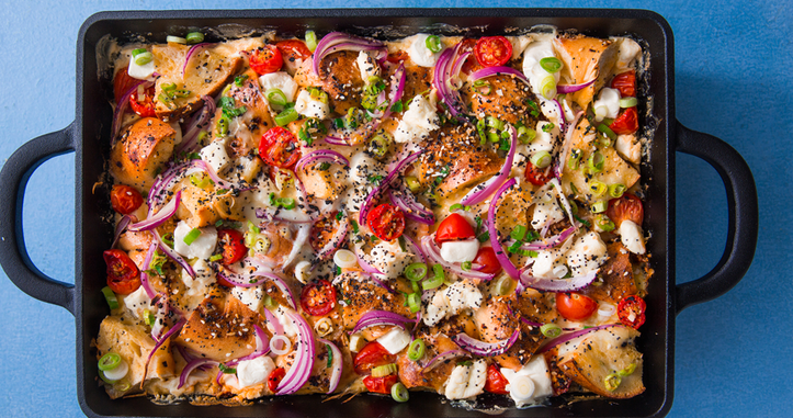 preview for This Bagel Casserole Is The Definition Of Brunch Goals