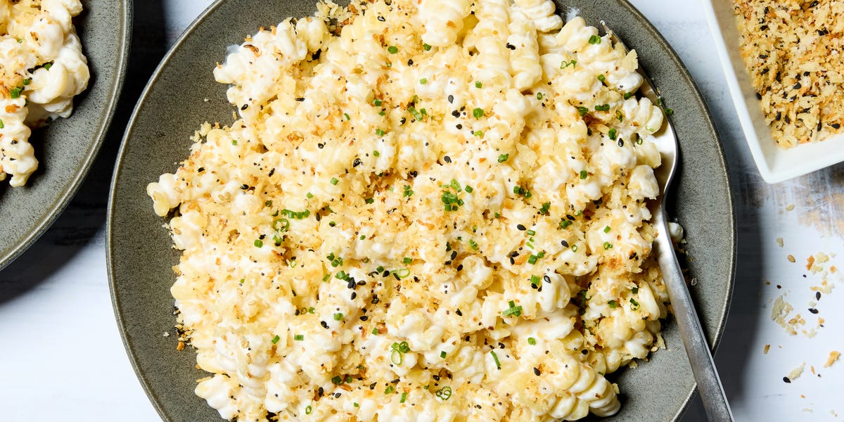 preview for Creamy Everything Bagel Pasta Is Loaded With Seasoning