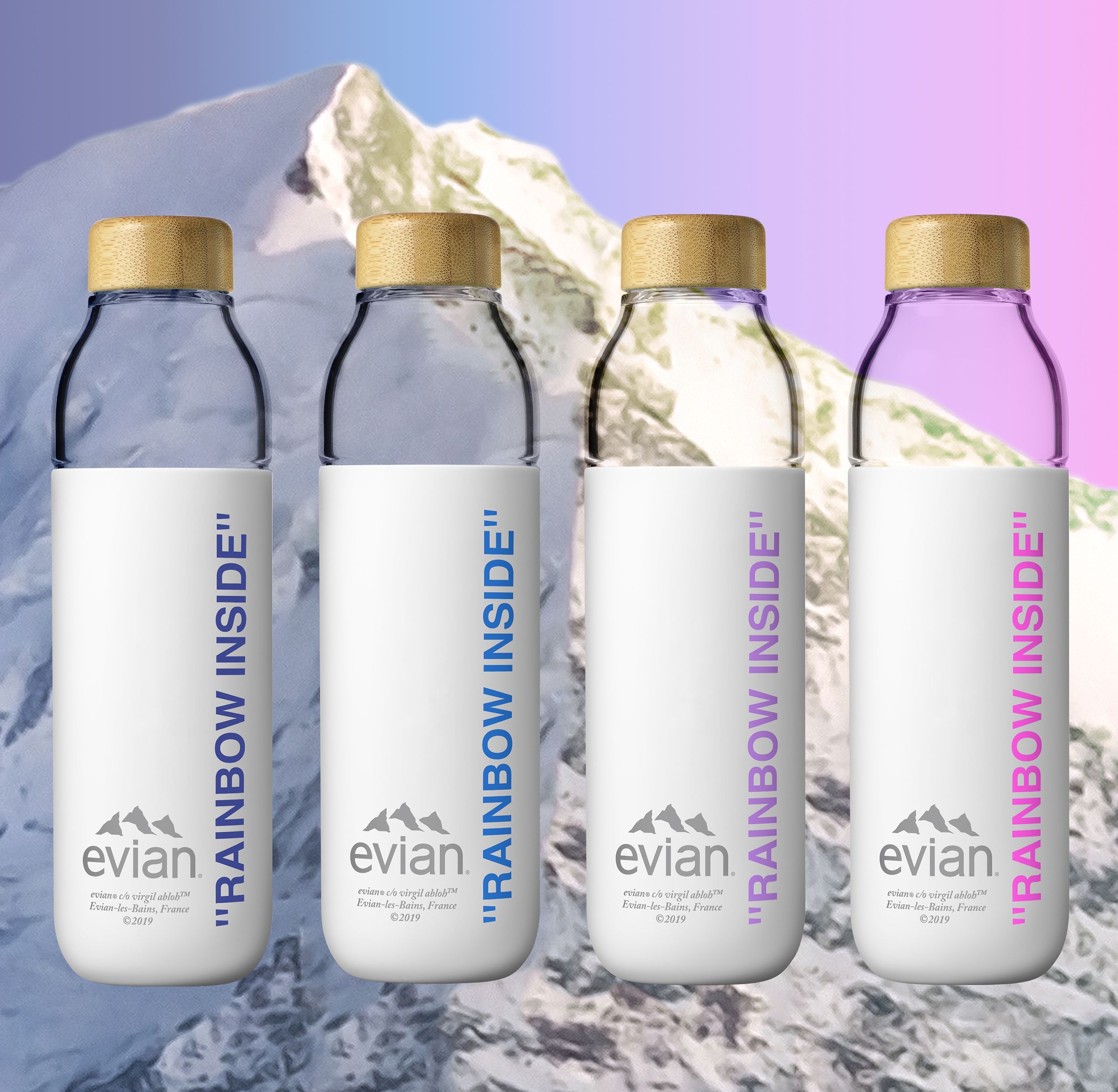 Bottiglie riutilizzabili per acqua di design