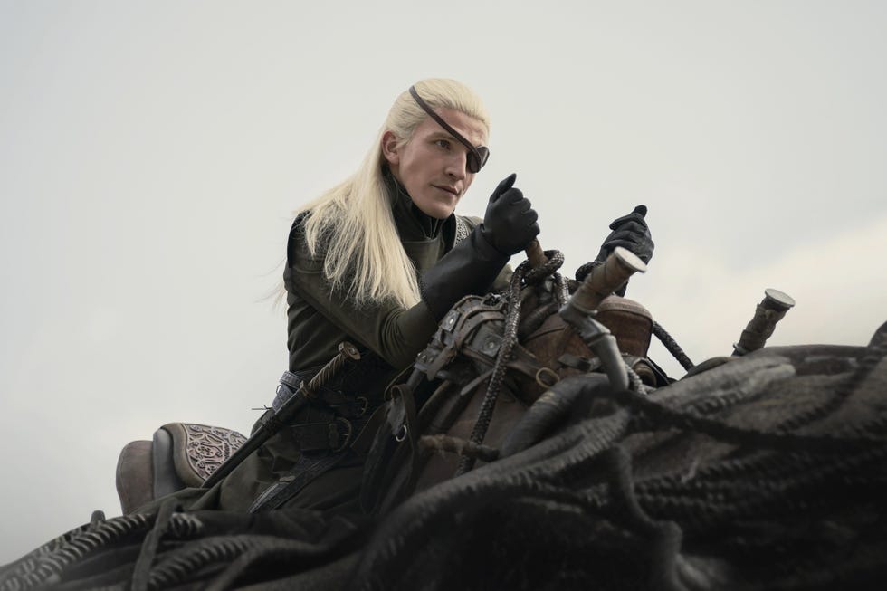 Ewan Mitchell as Aemond Targaryen, House of the Dragon season 2