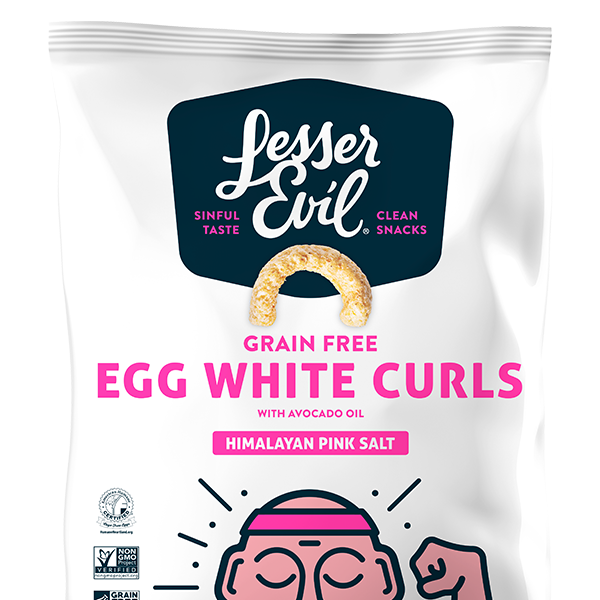 lesser evil egg white curls