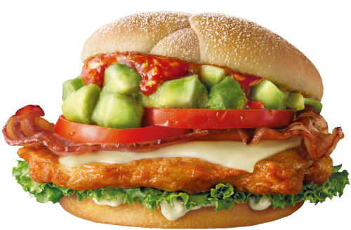 麥當勞推出「Signature極選系列」週年，全新口味有酪梨4款漢堡，牛肉堡和雞肉堡都有，頂級美味再升級。吳珊如擔任試吃嘉賓。