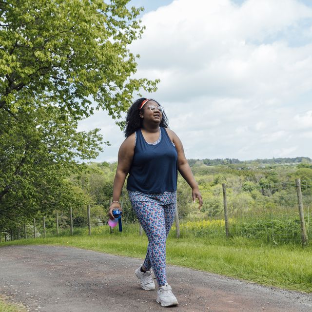 exercise walk through the park