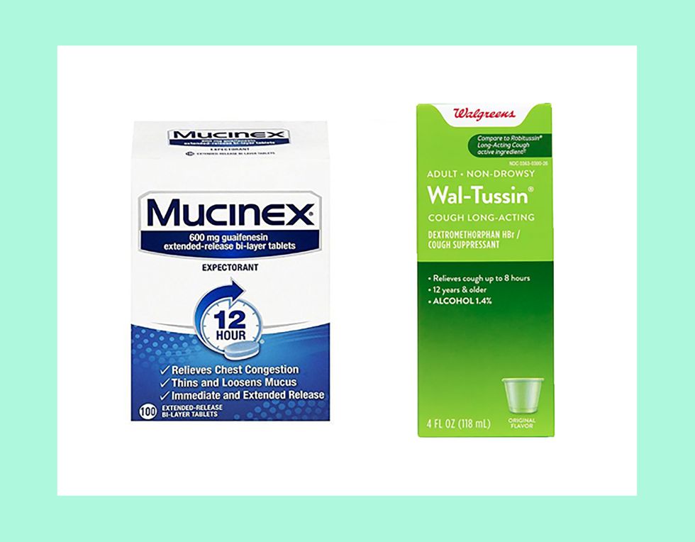 best OTC medicine expectorants mucinex wal-tussin