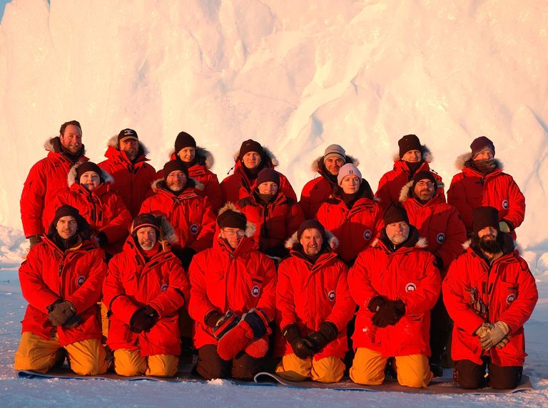 rachael robertson's antarctic expedition team