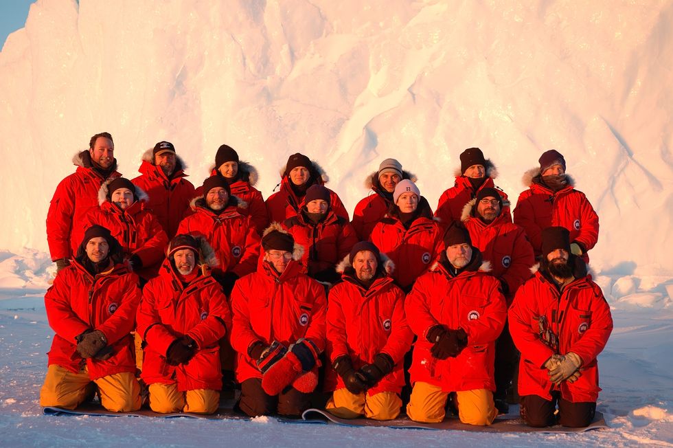 rachael robertson's antarctic expedition team