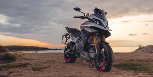 the new energica experia touring motorcycle