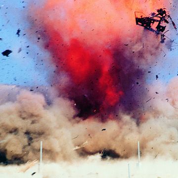explosion in desert