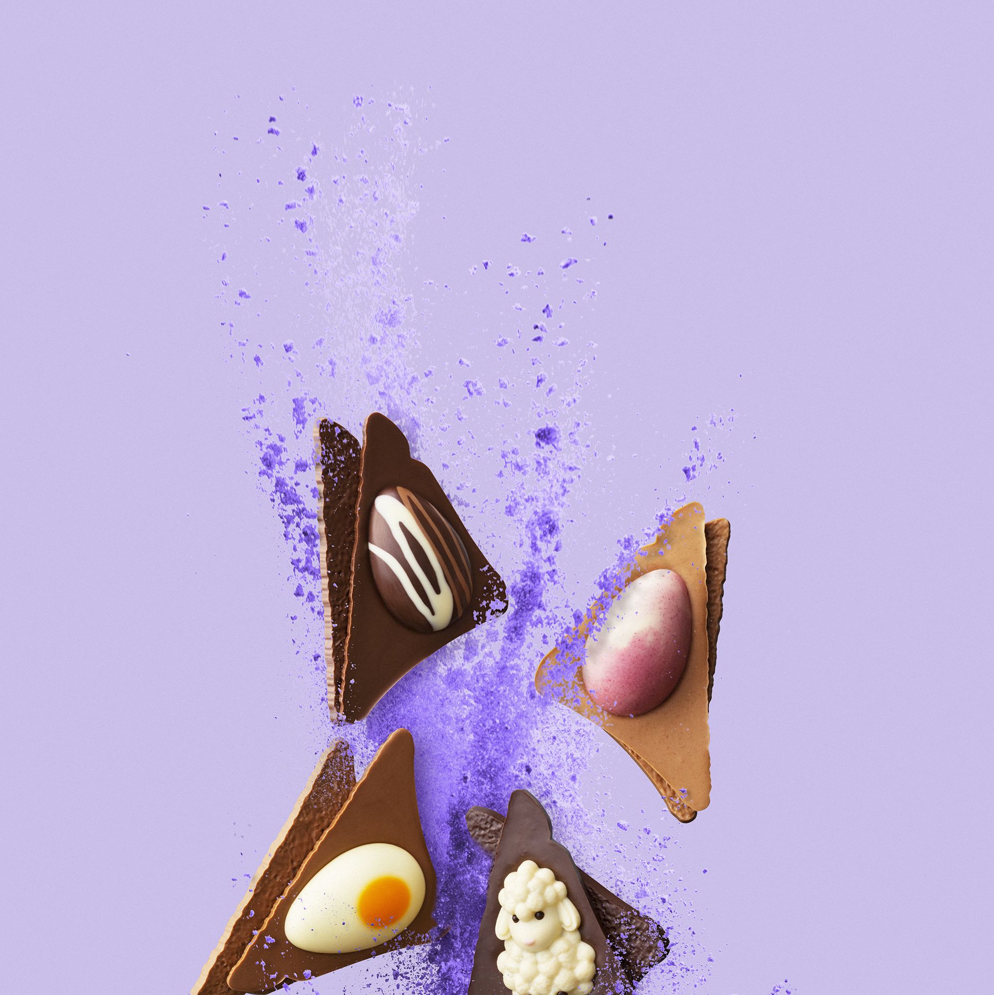 Hotel Chocolat easter egg sandwiches