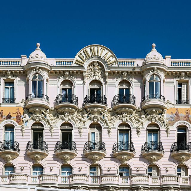 exterior detail of hermitage hotel