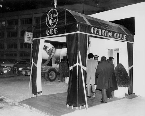 exterior of cotton club at 666 west 125th st, in harlem, ne