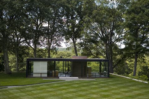 USA - Philip Johnsons's Glass House in Connecticut
