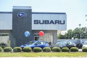 Exterior view of Subaru dealership in Princeton