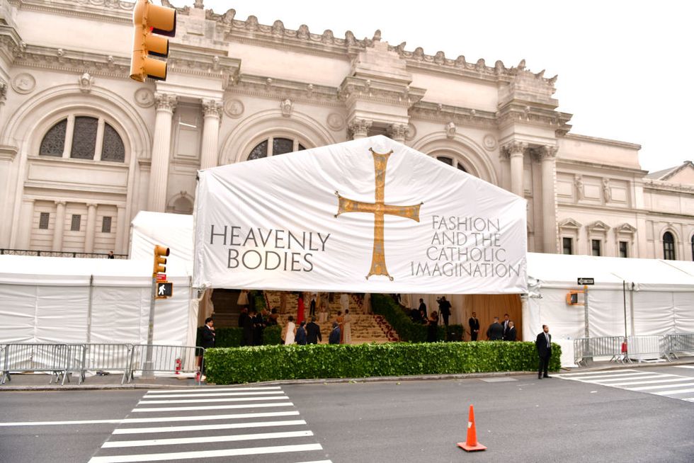 Heavenly Bodies: Fashion & The Catholic Imagination Costume Institute Gala - Street Sightings