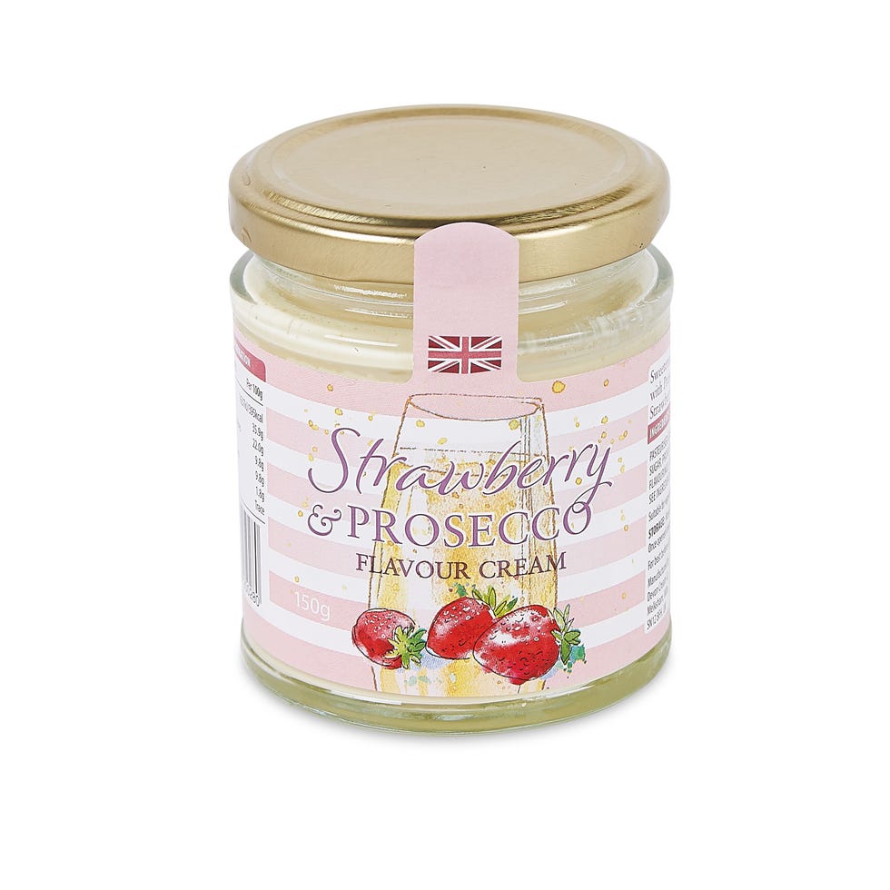 aldi strawberry prosecco cream