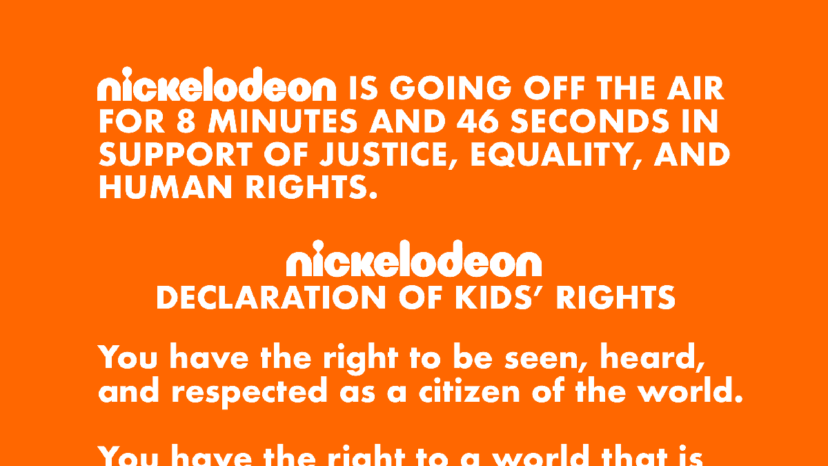 Some Parents Complained After Nickelodeon Went Dark To Support George Floyd