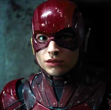 ezra miller as the flash in justice league