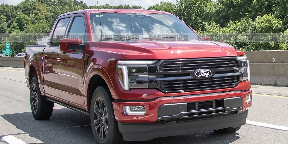 2024 Ford F-150 Refresh Spied before Reveal at Detroit Auto Show