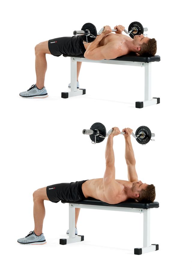 Weights, Exercise equipment, Dumbbell, Arm, Shoulder, Press up, Leg, Bench, Chest, Abdomen, 