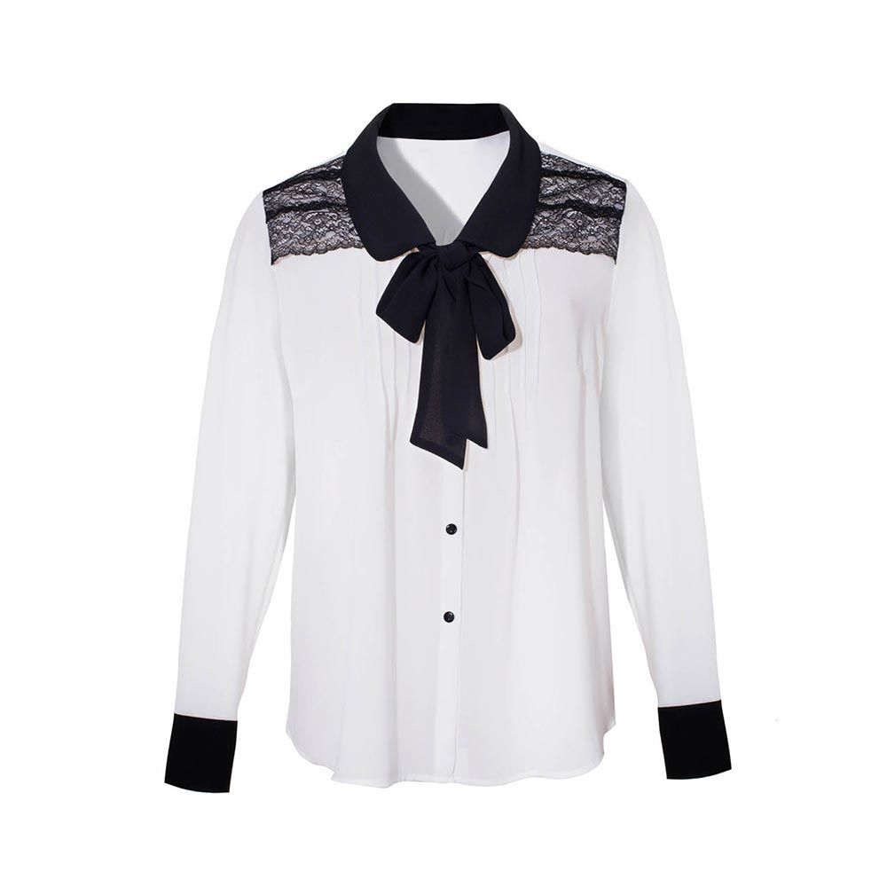 Camicia con fiocco on sale zara