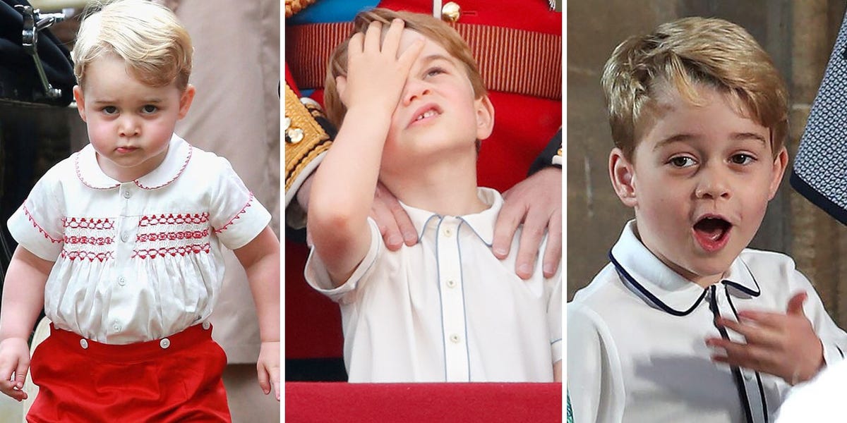 Prince George's Funniest Moments In Photos - Prince George's Sassiest ...