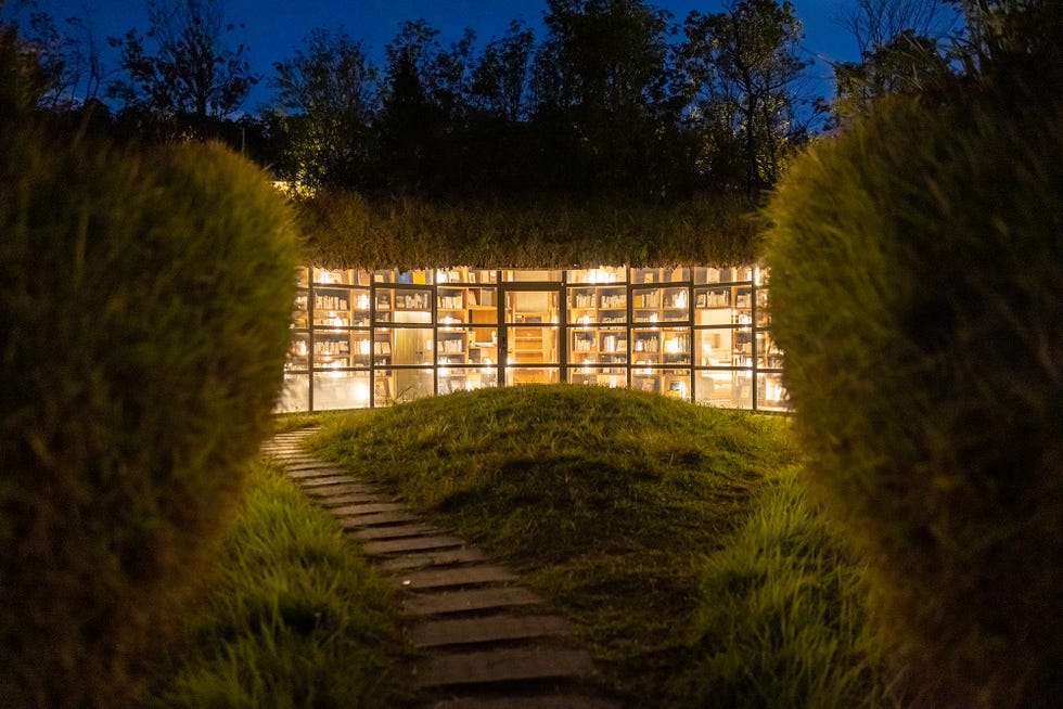 クルックフィールズ、地中図書館