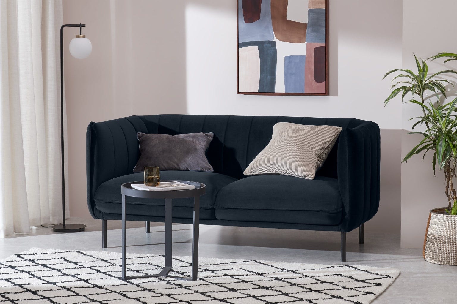 living room autumn winter