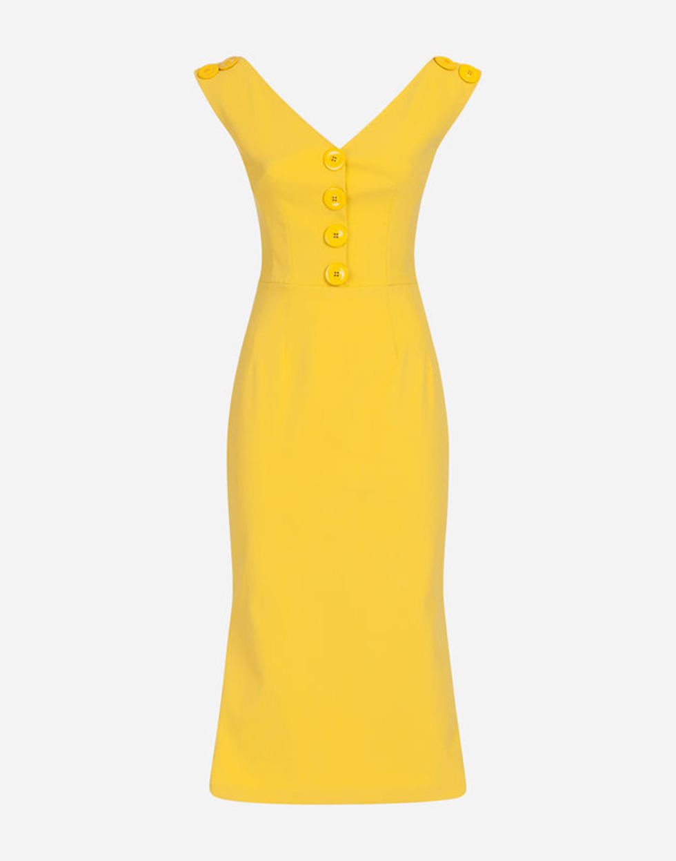 Clothing, Yellow, Dress, Day dress, Orange, Cocktail dress, Neck, Strapless dress, Sheath dress, 