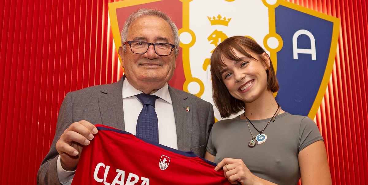 Clara Galle, víctima de comentarios machistas en su visita al estadio del Osasuna