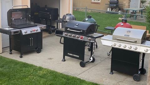 a small sampling of the grills we tested