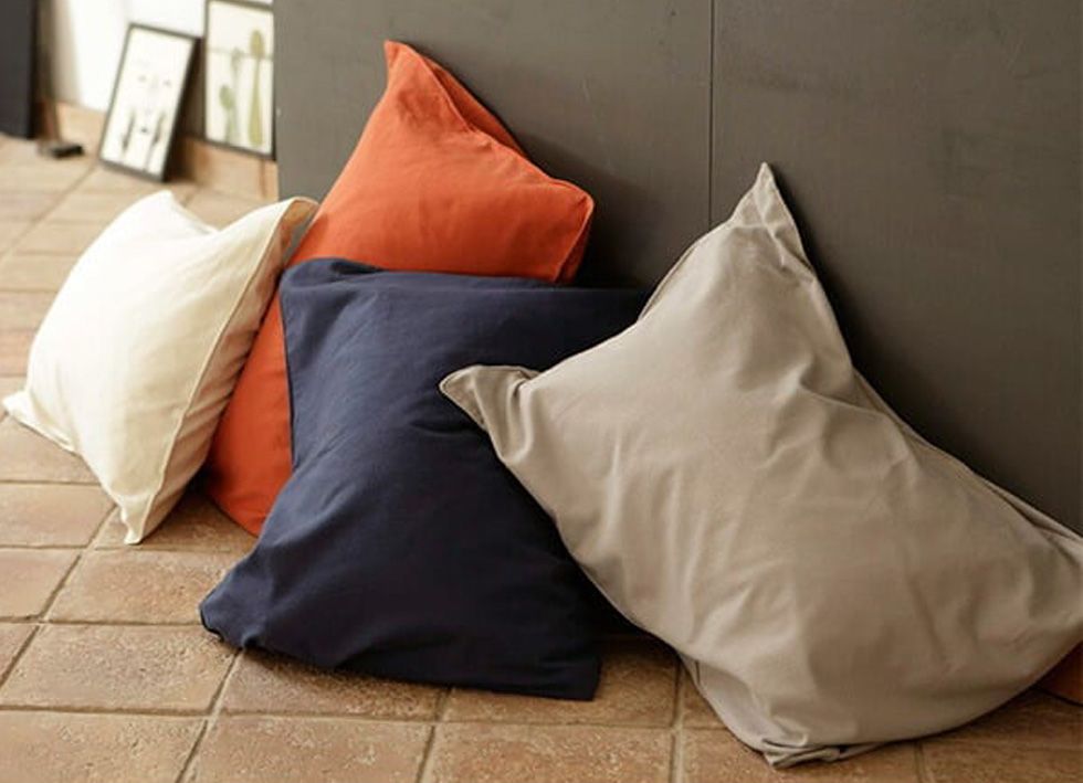 a group of pillows