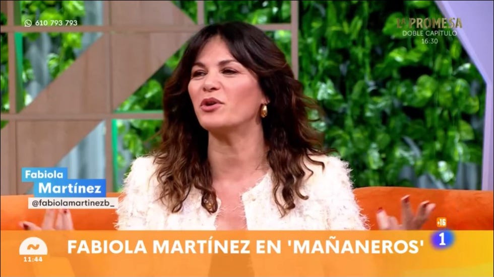 fabiola martinez en el programa mananeros de jaime cantizano