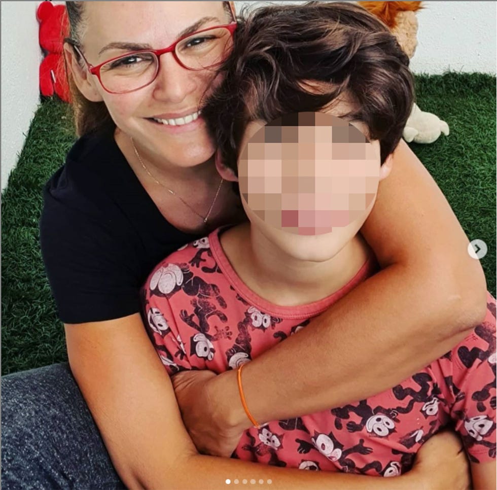 fabiola y su hijo carlos