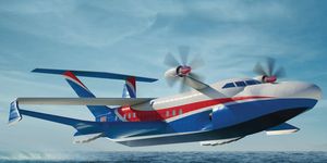 Vehicle, Airplane, Aircraft, Seaplane, Aviation, Flight, Propeller-driven aircraft, Flying boat, Water transportation, General aviation, 