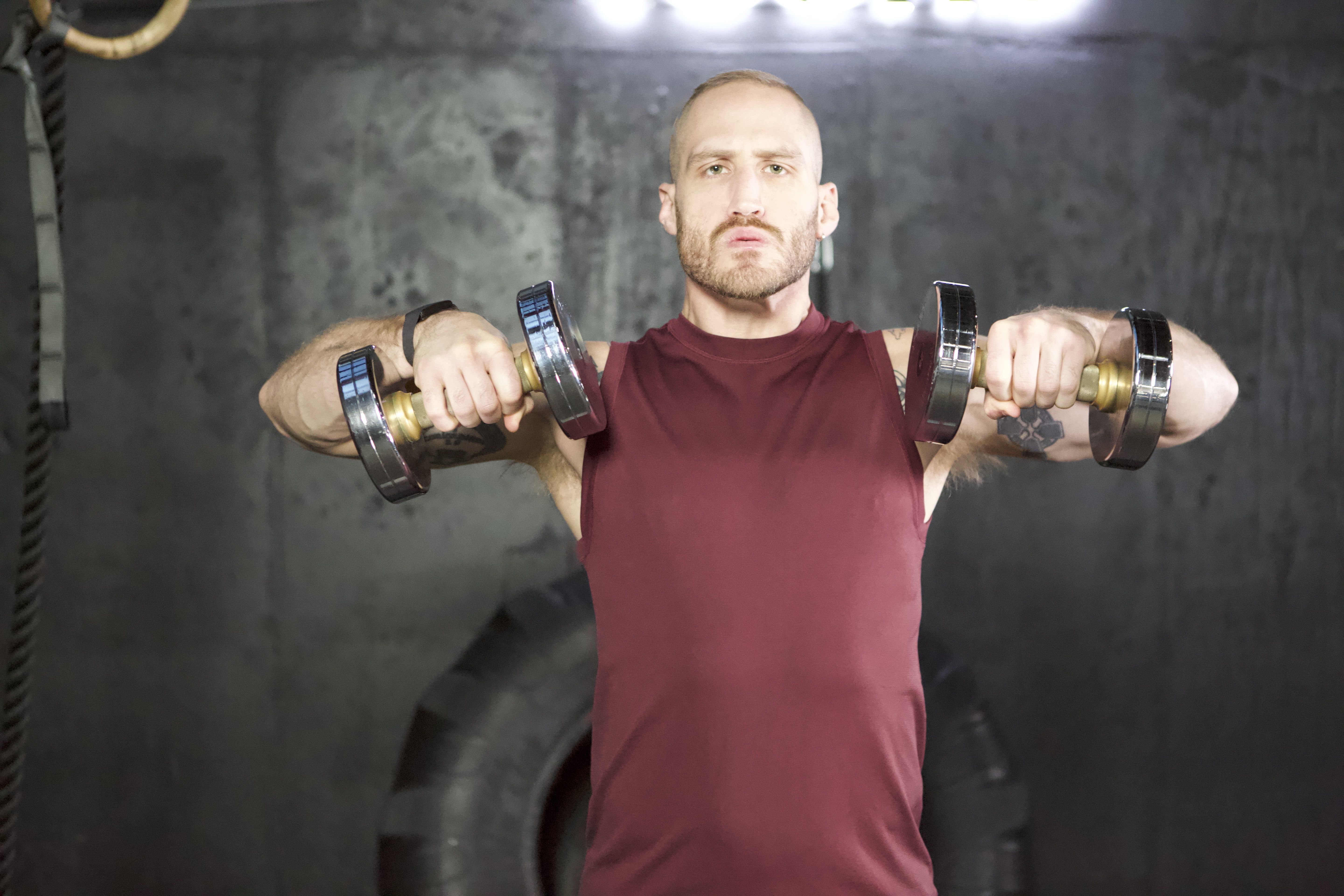 Dumbbell Upright Row: Video Exercise Guide & Tips