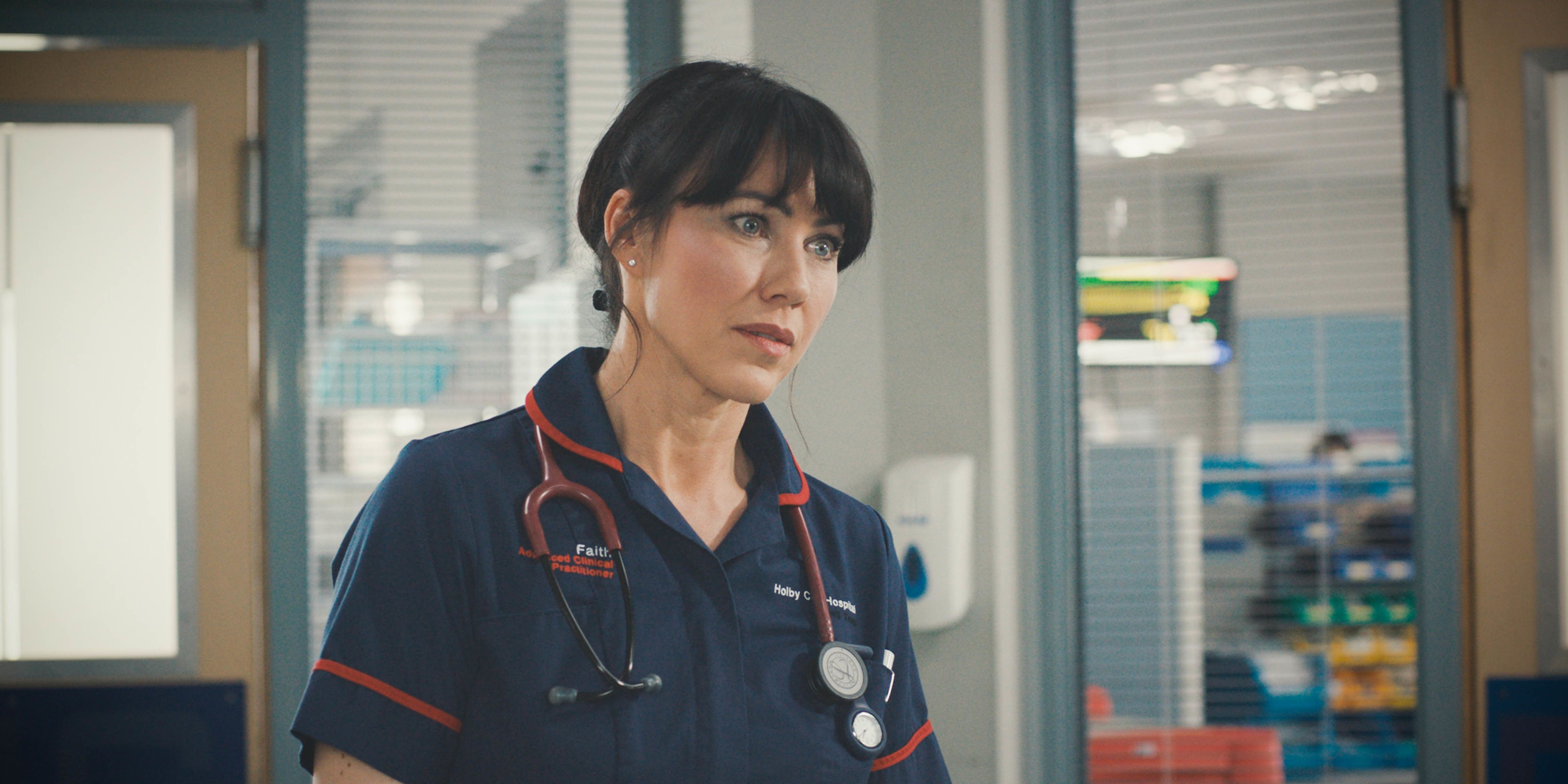 Casualty's Faith Cadogan to make a big decision over Iain romance