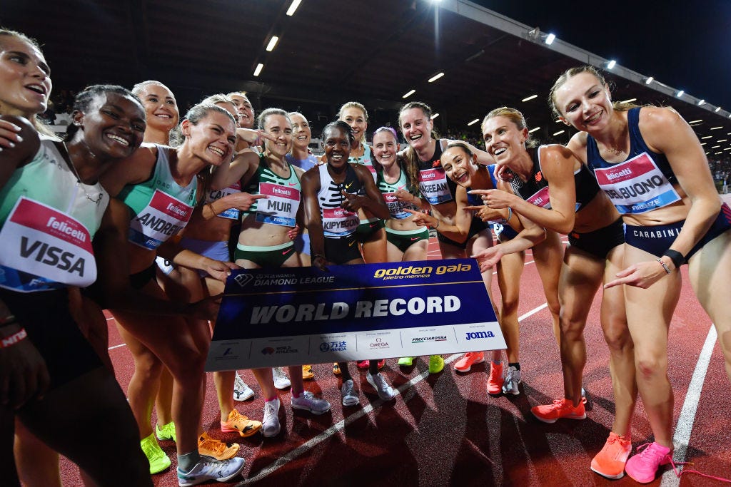 faith kipyegon, la mejor atleta de 1500 metros de toda la historia