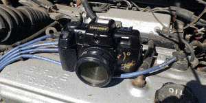 fake mitsubishi camera goes to the junkyard