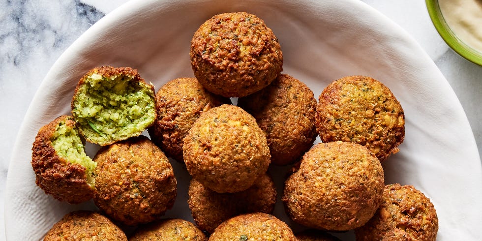 falafel with tahini