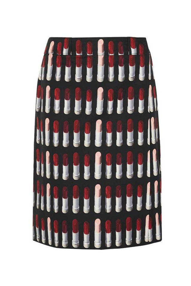 Clothing, Pencil skirt, Red, Pattern, Shorts, 