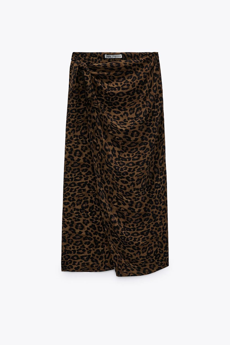 falda de leopardo