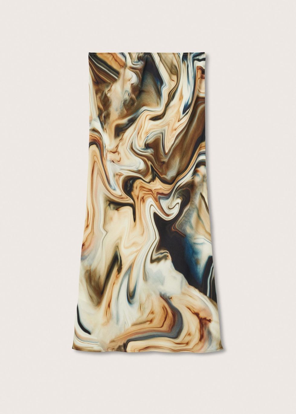 falda estampado marmoleado de mango