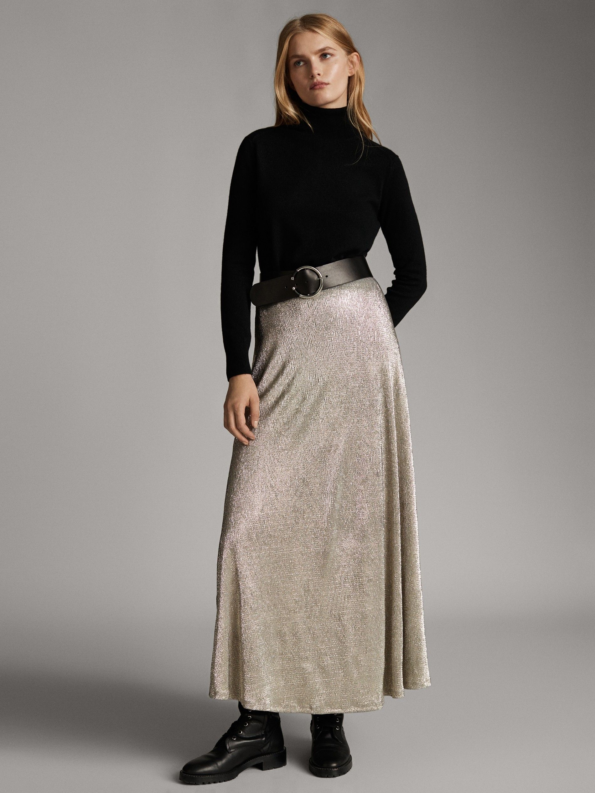 14 faldas largas de Zara, Massimo Dutti, Sfera y compañía que te pondrás  con todo