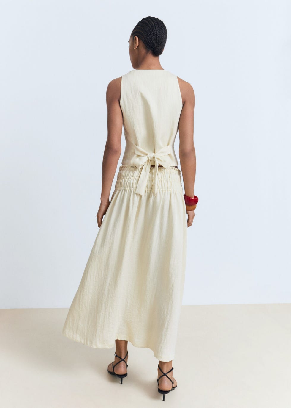Midi skirt Tipazo Mango effect
